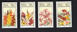 2033241221 1985 SCOTT  656 659 (XX)  POSTFRIS MINT NEVER HINGED - INDIGENOUS FLOWERS - Unused Stamps