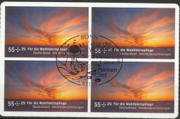 Deutschland 2009 Aus MH 77 Himmelserscheinungen Mi-Nr. 2717 4er Block O Gest. EST Bonn ( EK185/2 ) - Used Stamps