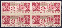 CSSR 1965 - Tag Der Briefmarke, Nr. 1590 Im 4er-Block, Postfrisch ** / MNH - Nuevos