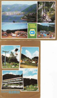 Slovakia, 2 X Slovenský Ráj, Dedinky, Hotel Priehrada, Camping, Hotel Geravy, Okres Rožnava, Used - Slovacchia