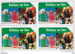 4  USATE:   £. 5.000  -  31.12.1996  -  HOLIDAY  ON  LINE  -  QUESTE. - Pubbliche Figurate Ordinarie