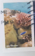 VEREINIGTE STAATEN ETATS UNIS USA 2022 MARINE SANCTUARIES: CORALS AND FISH USED ON PAPER  SN 5713O - Used Stamps