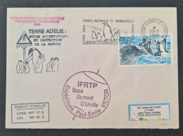 TAAF,  Timbre Numéro 214 Oblitéré De Terre Adélie Le 23/2/1998. - Cartas & Documentos