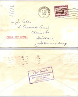Afrique Du Sud - Lettre - Obl Johannesburg 1958 - Pour Johannesburg - First Day Cover - Covers & Documents