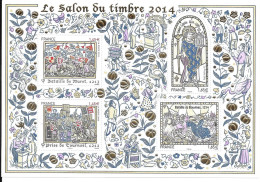 Feuillet Année 2014  -Salon Du Timbre 2014 - Mint/Hinged