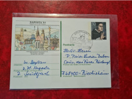 Lettre ALLEMAGNE 1981  CARTE STUTTGART NAPOSTA 81 EUROPATAG - Other & Unclassified