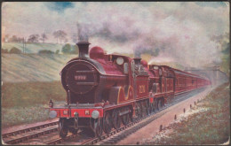 Midland Railway Leeds & Bradford Express, C.1910 - Locomotive Publishing Co Postcard - Trenes