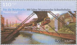 Año 2001 Nº 2007 Cent. Del Tren Aereo Wuppertal - Unused Stamps