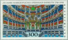 Año 1998 Nº 1815 Aniv. De La Opera De Margraves De Bayreuth - Ongebruikt