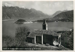 Postcard Switzerland Lago Di Como Bellagio Vista Da S. Martino - Sonstige & Ohne Zuordnung