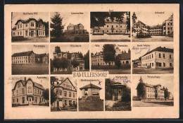 AK Bad Ullersdorf, Ortsansicht, Sanatorium, Kaufhaus Hill, Bad, Fürstenhaus  - Tschechische Republik