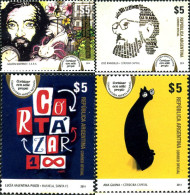 329863 MNH ARGENTINA 2014 PERSONAJE. CENTENARIO DEL NACIMIENTO DE JULIO CORTAZAR - Nuevos