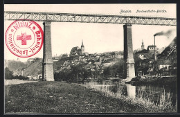 AK Znaim, Nordwestbahn-Brücke  - Tschechische Republik