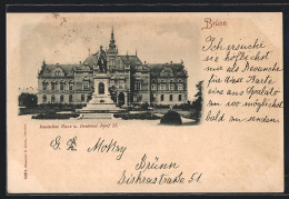 AK Brünn, Deutsches Haus Und Denkmal Josef II.  - Tchéquie