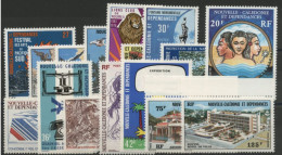 Nouvelle Calédonie Année Complète Dont Poste Aérienne. N° 397 à 405 + PA 169 à 175 Neufs ** (MNH). TB - Unused Stamps
