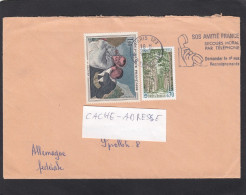 LETTRE DE PARIS,AVEC TIMBRES " TABLEAU DE MONET DE DAUMIER/FORET DE TRONCAIS ",POUR STUTTGART,1976. - Cartas & Documentos