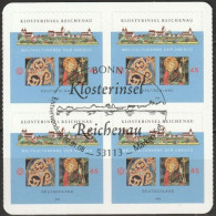 Deutschland 2008 Aus MH 71 Klosterinsel Reichenau Mi-Nr. 2642 4er Block O Gest. EST Bonn ( B 2913 ) - Used Stamps