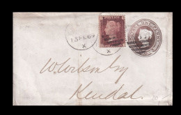 INDIA 1869. Old Cover - 1858-79 Kolonie Van De Kroon