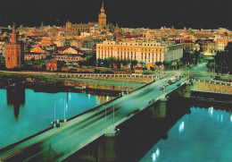 SEVILLA - La Ciudad De Noche   ( 2 Scans ) - Sevilla (Siviglia)