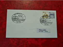 Lettre ALLEMAGNE 1981  NEU ISENBURG GRAF ZEPPELIN LUFTSHIFF - Altri & Non Classificati