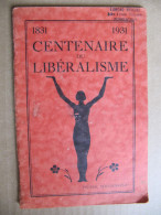 SUISSE - CENTENAIRE DU LIBERALISME à PORRENTRUY - 1931 - PROGRAMME GENERAL - Dépliants Turistici