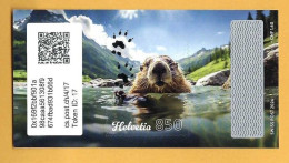 2024 Swiss Crypto Stamp 4.0 - ID 17 Swimming Natation ** Marmotte Tirage 7500 Exemplaires ! - Unused Stamps