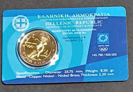 GRÈGE 2004 / COINCARD 2 € / JEUX OLYMPIQUES ATHÈNES/ ETAT NEUF ! - Grèce