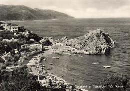 ITALIE - Taormina - Lido Mazzaro Et Village "Le Rocce" - Animé - Vue Sur La Mer - Carte Postale Ancienne - Messina