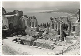 ITALIE - Taormina - Teatro Greco E Capo Shciso - Vue Générale - Ruines - Carte Postale Ancienne - Messina