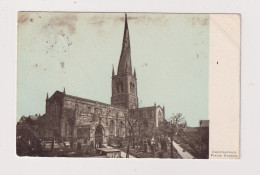 ENGLAND - Chesterfield Parish Church Used Vintage Postcard - Derbyshire