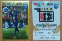 AC - 159 STANLEY NSOKI  PARIS SAINT GERMAIN PSG   PANINI FIFA 365 2020 ADRENALYN TRADING CARD - Tarjetas