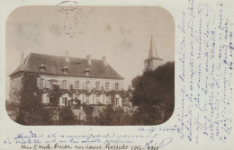 CARTE PHOTO AUXI LE CHATEAU  Château De Vaulx Semeuse 10c 1904 - Auxi Le Chateau