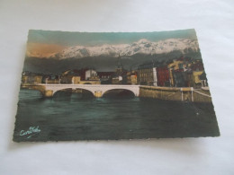 GRENOBLE ( 38 Isere ) PONT MARIUS GONTARD ET LES ALPES  BELLE VUE COLORISER - Grenoble