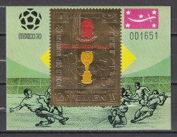 Football / Soccer / Fussball -WM 1970: Yemen Goldblock ** - 1970 – Mexique