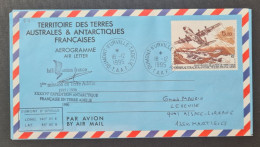 TAAF,  Aérogramme N°1 Oblitéré De Terre Adélie Le 18/12/1995. - Covers & Documents