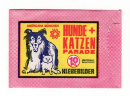 Pochette Hunde Und Katzen (Chiens Et Chats) - Americana München - 1971 - NO PANINI - Autres & Non Classés