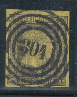 Preußen, Mi.Nr. 4, König Friedrich-Wilhelm IV., Gestempelt "304" - Used