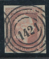 Preußen, Mi.Nr. 1, König Friedrich-Wilhelm IV., Gestempelt "1421" - Usados