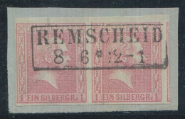 Preußen, Mi.Nr. 10, König Friedrich-Wilhelm IV., Ideal Gestempelt "Remscheid" - Usados