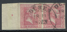 Preußen, Mi.Nr. 10, König Friedrich-Wilhelm IV., Gest "Düren" Mit Reihenzahl "6" - Oblitérés