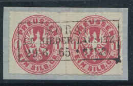 Preußen, Mi.Nr. 16, Preußischer Adler Im Oval, Gestempelt "Sorau" - Usados