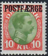 DANMARK DANEMARK  DANIMARCA 1922 TIMBRE TAXE  GIORNALI N. 10  MH/* - Unused Stamps