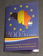BELGIQUE 2005 / COINCARD 2 € COMMEMO BU  / UNION ÉCONOMIQUE BELGO-LUXEMBOURGEOISE / ETAT NEUF ! - Belgium
