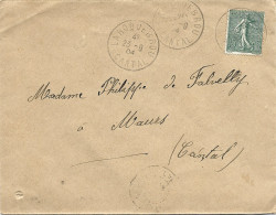4M1 --- 15 LAROQUEBROU A4 Levée Centrale - Manual Postmarks