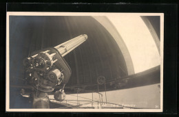 AK Observatorium, Zeiss-Fernrohr In Der Kuppel  - Astronomía