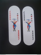 Set Of  2 Pcs. Tiger Beer Super Cold Big Nose Puppet Oval Playing Card Joker (O#1) - Barajas De Naipe