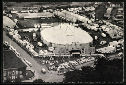 AK Zirkus Krone, Fliegeraufnahme  - Circus