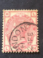 GREAT BRITAIN  SG 158  3d Rose, Plate 21   CV £100 - Used Stamps