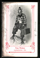 AK Tom Wehley Im Affenartigen Clowns-Kostüm, Musikalischer Akt  - Sonstige & Ohne Zuordnung