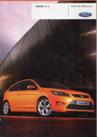 Brochure Ford 2009, Focus Coupé ST, Berline Econetic,trend, Ghia, Clipper - KFZ